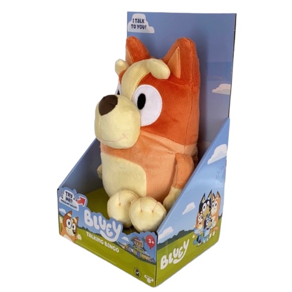 Bluey Talking Bingo Stuffed Plush Dog - Picture 9 of 11